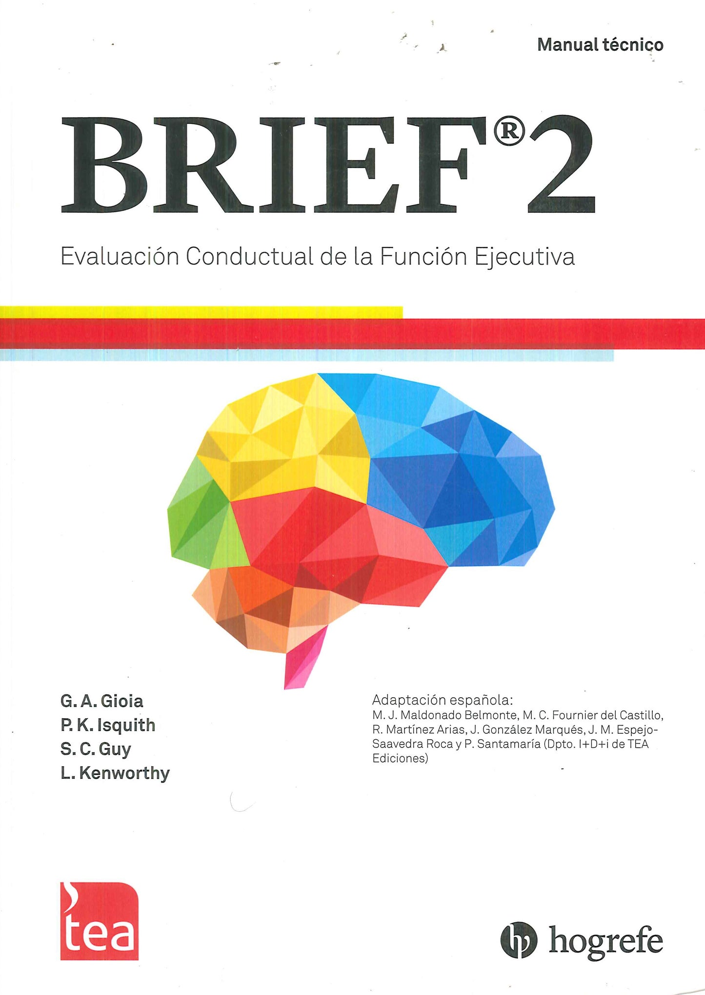 BRIEF®-2. EVALUACIÓN CONDUCTUAL DE LA FUNCIÓN EJECUTIVA