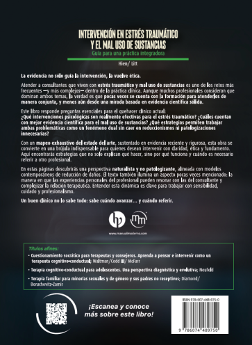 Intervención en estrés traumático y mal uso de sustancias